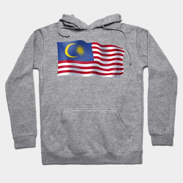 Malaysia flag Hoodie by SerenityByAlex